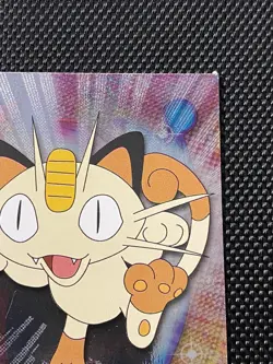 Meowth #52 2000 Topps Chrome Holo TV Animation Edition card - Image 3