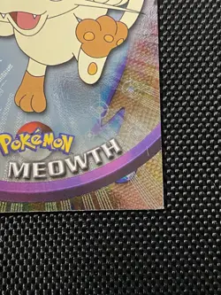 Meowth #52 2000 Topps Chrome Holo TV Animation Edition card - Image 4