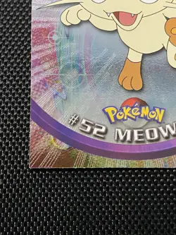Meowth #52 2000 Topps Chrome Holo TV Animation Edition card - Image 5