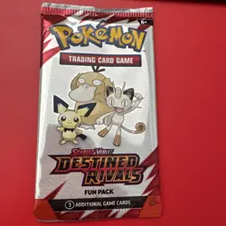 Destined Rivals 3 Card Fun Pack RARE Sealed Product - Image 1