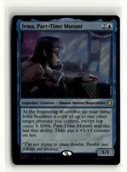 Irma Part-Time Mutant MTG Teenage Mutant Ninja Turtles TMC Surge Foil Rare #12 - Image 1