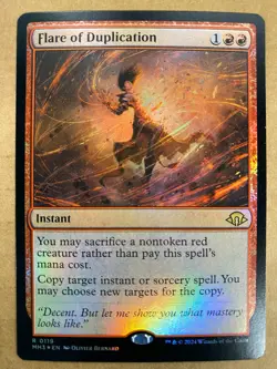 MTG 1x FOIL Flare of Duplication 119 Modern Horizons 3 Magic the Gathering x1 NM - Image 1