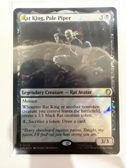 2026 MTG Commander: TMNT #19 Rat King, Pale Piper Surge Foil - Image 1