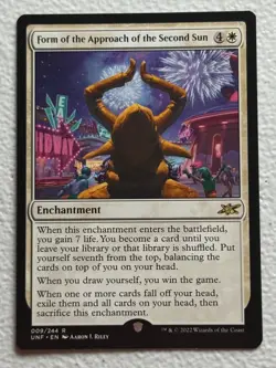 FORM OF THE APPROACH OF THE SECOND SUN 9 R Unfinity - Image 1