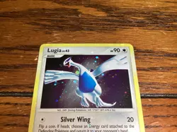 Lugia Lv. 43 14/132 Pokemon Diamond Pearl DP Secret Wonders Holo Bleed - Image 3