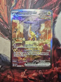 Pokemon Raging Bolt EX Temporal Forces 208/162 Special Illustration Rare NM/LP - Image 1