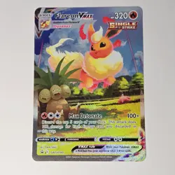 2021 Flareon VMAX SWSH180 Pokemon Promo Full Alt Art Holo Rare NM Oversized - Image 1