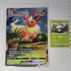 2021 Flareon VMAX SWSH180 Pokemon Promo Full Alt Art Holo Rare NM Oversized - Image 2