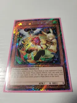 Droll & Lock Bird 1st Edition Platinum Secret Rare RA02-EN006 Yu-Gi-Oh! - Image 1