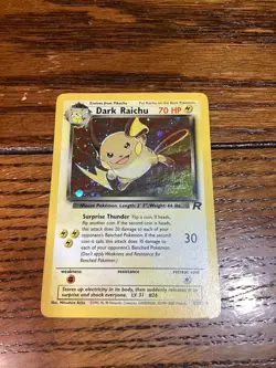 Dark Raichu 83/82 Pokemon Team Rocket Holo Secret Rare - Image 1