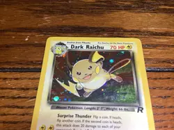 Dark Raichu 83/82 Pokemon Team Rocket Holo Secret Rare - Image 2