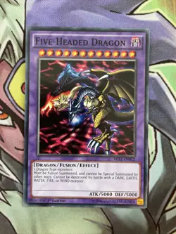 MIL1-EN012 Five-Headed Dragon Common 1st Edition Near Mint Condition Yugioh Card - Image 1