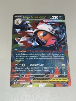 Pokemon TCG Mega Scrafty ex 135/217 (Double Rare) Me: Ascended Heroes - Image 1