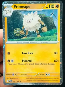 Primeape 107/193 Cosmo Holo - LP-NM - Pokemon - Promo - Shin Nagasawa - Image 1