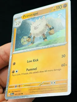 Primeape 107/193 Cosmo Holo - LP-NM - Pokemon - Promo - Shin Nagasawa - Image 2