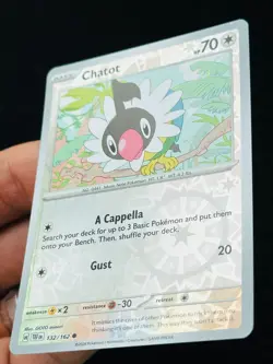 Chatot 132/162 Reverse holo - LP-NM - Pokemon TCG Card - Image 2