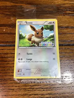 Eevee 63/98 Pokemon XY Ancient Origins Build A Bear Promo Sealed - Image 1