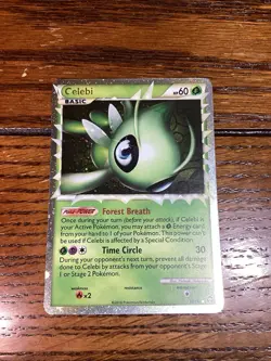 Celebi Prime 92/102 Pokemon HeartGold SoulSilver HGSS Triumphant Holo - Image 1