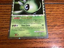 Celebi Prime 92/102 Pokemon HeartGold SoulSilver HGSS Triumphant Holo - Image 3