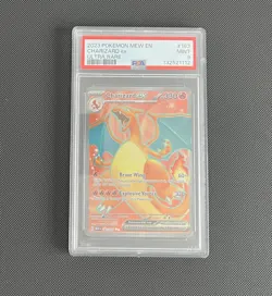Charizard ex Pokemon 2023 SV 151 Full Art Ultra Rare 183/165 PSA 9 MINT - Image 1