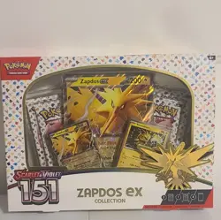 Pokemon Scarlet & Violet 151 Zapdos EX Collection Box English 2023 - Image 1