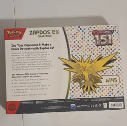 Pokemon Scarlet & Violet 151 Zapdos EX Collection Box English 2023 - Image 4