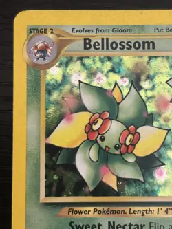 2000 Pokemon TCG Bellossom Neo Genesis Holo Unlimited Rare w/ swirl 3/111 LP/MP - Image 4