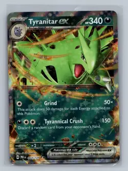Tyranitar ex 064/131 Double Rare Prismatic Evolutions Pokemon Near Mint - Image 1