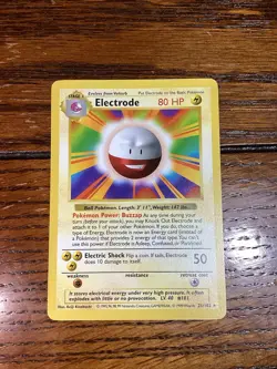 Electrode 21/102 Pokemon Base Set Shadowless Rare - Image 1