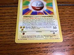 Electrode 21/102 Pokemon Base Set Shadowless Rare - Image 3