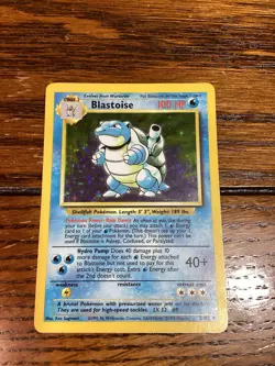 Blastoise 2/102 Holo Pokemon Base Set - Image 1