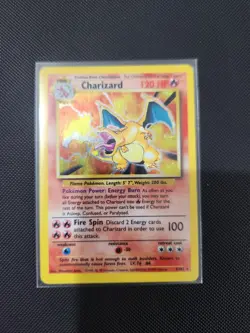 Pokemon TCG Charizard Base Set 4/102 Holo Unlimited Holo Rare - Image 1