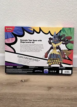 Pokemon TCG: Ascended Heroes Premium Poster Collection Mega Lucario Sealed Box - Image 2