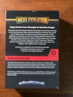 Mega Evolution Booster Bundle Sealed New Pokemon TCG Mega Evolution 6 Packs Rare - Image 2