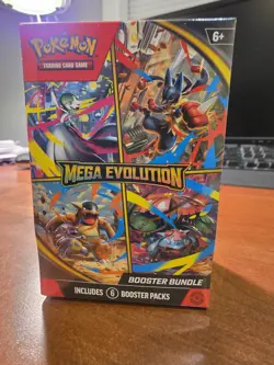 Mega Evolution Booster Bundle Sealed New Pokemon TCG Mega Evolution 6 Packs Rare - Image 4