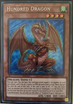 YuGiOh Hundred Dragon Secret Rare DLCS-En146 - Image 1