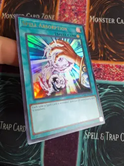 Yu-Gi-Oh! Spell Absorption KC01-EN052 Ultra Rare Limited Near Mint - Image 2