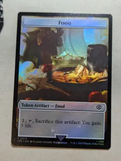 Token - Food & Orc Army - MTG - LTR 0010 & 0005 - FOIL - Image 1