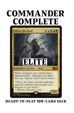 Sliver Hivelord ELITE Sliver Indestructible Magic MTG Custom Commander Deck - Image 1
