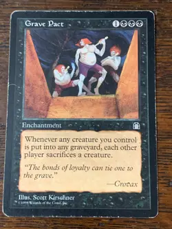 MtG - Grave Pact - Stronghold - Enchantment - HP - Image 1
