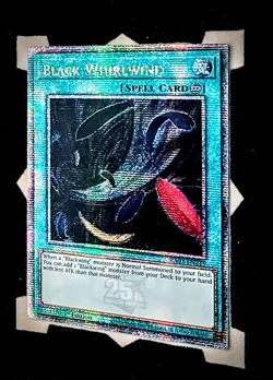 Black Whirlwind RA03-EN219 Quarter Century Rare 1st Edition Yugioh - Image 1