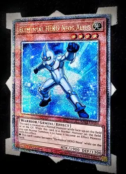 Elemental HERO Neos Alius RA03-EN184 Quarter Century Rare 1st Edition Yugioh - Image 1