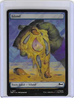 Island # 311 Surge Foil - Teenage Mutant Ninja Turtles - TMNT MTG Mint - Image 1