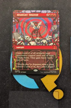 Broadcast Takeover Showcase Mythic TMT 234 Teenage Mutant Ninja Turtles MTG - Image 1