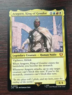 1x ARAGORN, KING OF GONDOR - Lord of the Rings - MTG - Magic the Gathering - Image 1