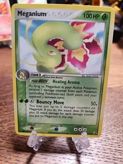 Meganium 9/115 Unseen Forces Regular 2005 Vintage Pokemon TCG LP - Image 1