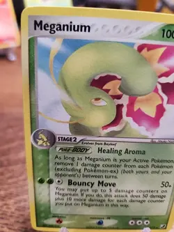 Meganium 9/115 Unseen Forces Regular 2005 Vintage Pokemon TCG LP - Image 2