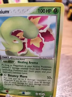 Meganium 9/115 Unseen Forces Regular 2005 Vintage Pokemon TCG LP - Image 3