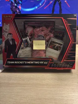 Pokemon TCG Team Rocket's Mewtwo EX Box - Sealed - Ready To Ship - 4 Packs 🔥 - Image 1