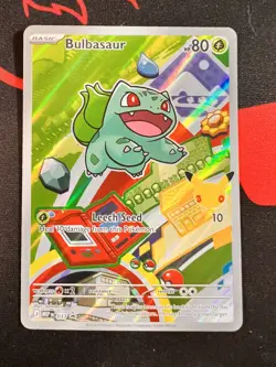 Pokemon Bulbasaur MEP 037 First Partner Illustration Rare Promo 30th Anniversary - Image 1